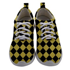 Block Fiesta Black And Ceylon Yellow Women Athletic Shoes by FashionBoulevard