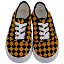 Block Fiesta Black And Honey Orange Kids  Classic Low Top Sneakers View1