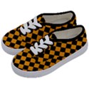 Block Fiesta Black And Honey Orange Kids  Classic Low Top Sneakers View2