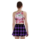 Block Fiesta Black And Imperial Purple Mini Skirt View2