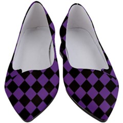 Block Fiesta Black And Imperial Purple Women s Block Heels  by FashionBoulevard