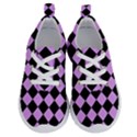 Block Fiesta Black And Lavender Purple Running Shoes View1