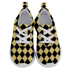 Block Fiesta Black And Mellow Yellow Running Shoes by FashionBoulevard