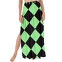 Block Fiesta Black And Mint Green Maxi Chiffon Tie-Up Sarong View1