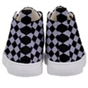 Block Fiesta Black And Silver Grey Kids  Mid-Top Canvas Sneakers View4