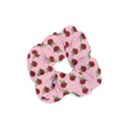 Rose In Pink Velvet Scrunchie View1