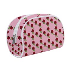 Rose In Pink Makeup Case (small) by snowwhitegirl