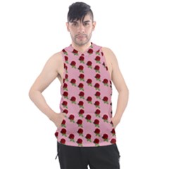 Rose In Pink Men s Sleeveless Hoodie