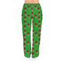 Rose In Green Women velvet Drawstring Pants View2