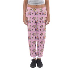 Robin Art Pink Pattern Women s Jogger Sweatpants by snowwhitegirl