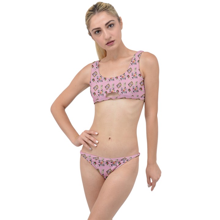 Robin Art Pink Pattern The Little Details Bikini Set