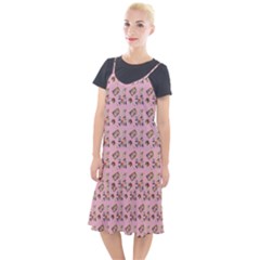 Robin Art Pink Pattern Camis Fishtail Dress by snowwhitegirl