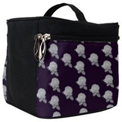 White Rose In Purple Make Up Travel Bag (big) by snowwhitegirl