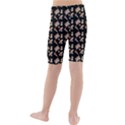 Robin Art Black Pattern Kids  Mid Length Swim Shorts View2