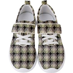 Doily Only Pattern Men s Velcro Strap Shoes by snowwhitegirl