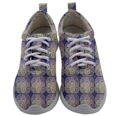 Doily Only Pattern Blue Mens Athletic Shoes by snowwhitegirl