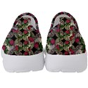 Doily Rose Pattern Black Kids  Slip On Sneakers View4