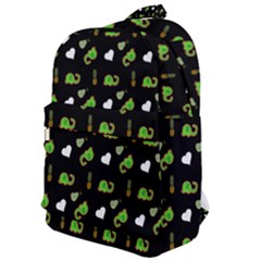 Green Elephant Pattern Classic Backpack by snowwhitegirl