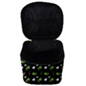 Green Elephant Pattern Make Up Travel Bag (Small) View3