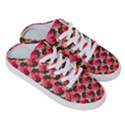 Doily Rose Pattern Watermelon Pink Half Slippers View3