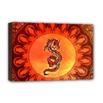 Wonderful Chinese Dragon Deluxe Canvas 18  x 12  (Stretched)