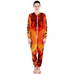 Wonderful Chinese Dragon Onepiece Jumpsuit (ladies)  by FantasyWorld7