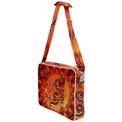 Wonderful Chinese Dragon Cross Body Office Bag by FantasyWorld7