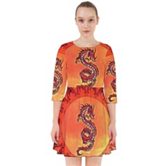 Wonderful Chinese Dragon Smock Dress by FantasyWorld7