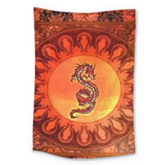 Wonderful Chinese Dragon Large Tapestry by FantasyWorld7