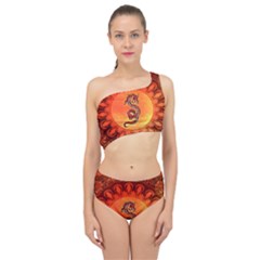 Wonderful Chinese Dragon Spliced Up Two Piece Swimsuit by FantasyWorld7