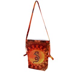 Wonderful Chinese Dragon Folding Shoulder Bag by FantasyWorld7