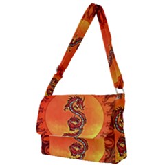 Wonderful Chinese Dragon Full Print Messenger Bag (s) by FantasyWorld7