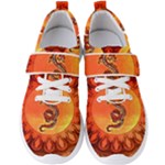 Wonderful Chinese Dragon Men s Velcro Strap Shoes