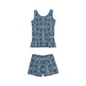 Pattern1 Kids  Boyleg Swimsuit View1