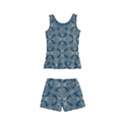 Pattern1 Kids  Boyleg Swimsuit View2