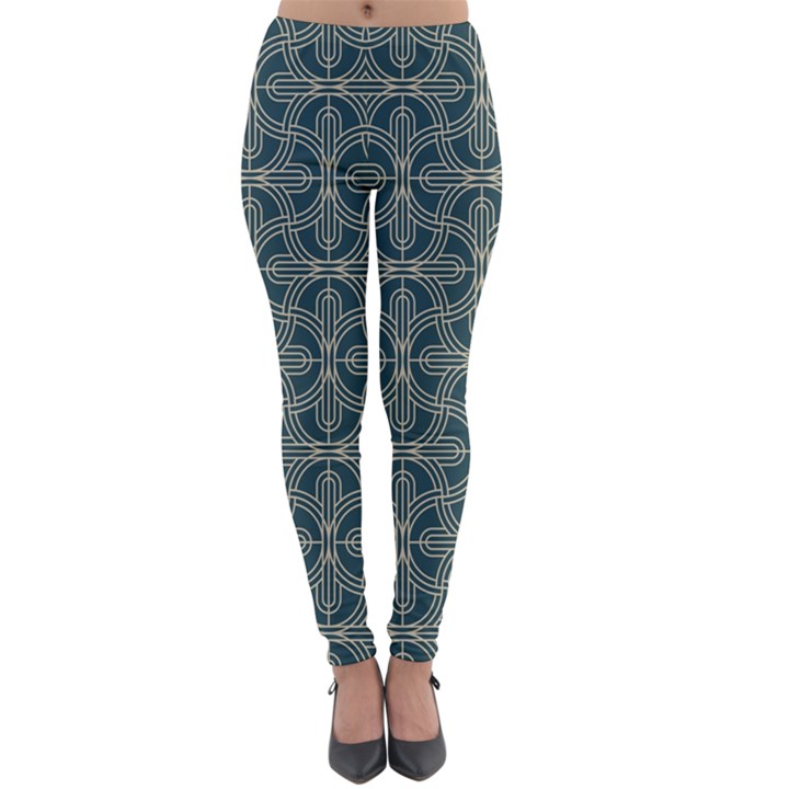 Pattern1 Lightweight Velour Leggings