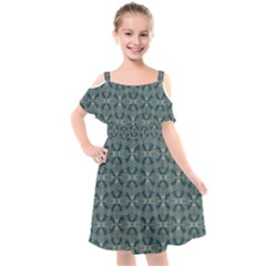 Pattern1 Kids  Cut Out Shoulders Chiffon Dress by Sobalvarro