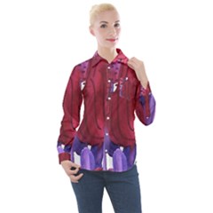 Pattern 17 Women s Long Sleeve Pocket Shirt