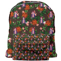 Fiola Pattern Brown Giant Full Print Backpack by snowwhitegirl