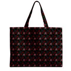 Dark Floral Butterfly Teal Bats Lip Green Small Zipper Mini Tote Bag by snowwhitegirl