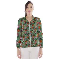 Fiola Pattern Green Women s Windbreaker