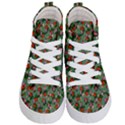 Fiola Pattern Green Kids  Hi-Top Skate Sneakers View1