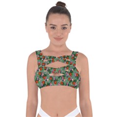 Fiola Pattern Green Bandaged Up Bikini Top by snowwhitegirl