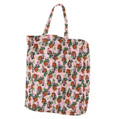 Fiola Pattern Pink Giant Grocery Tote by snowwhitegirl