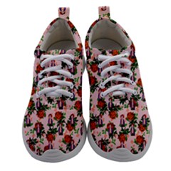 Fiola Pattern Pink Women Athletic Shoes