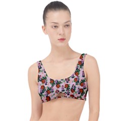 Fiola Pattern Pink The Little Details Bikini Top