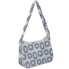 Forest Patterns 16 Zip Up Shoulder Bag by Sobalvarro