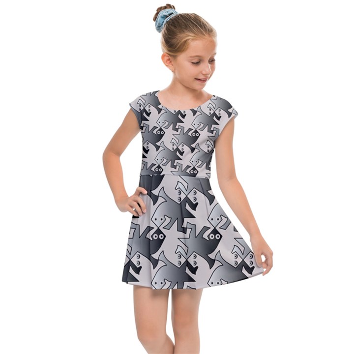 Seamless 3166142 Kids  Cap Sleeve Dress