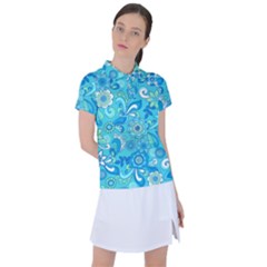 13781110617202508524762092 Funky Floral Seamless Repeat Pattern Vector Illustration 1 Hi Women s Polo Tee