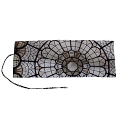 Pattern Abstract Structure Art Roll Up Canvas Pencil Holder (s) by Nexatart